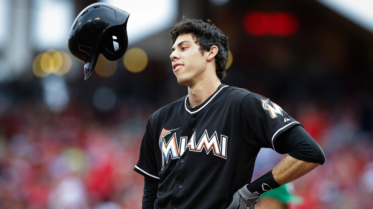 Marlins stifled by Mike Leake in series-opening loss to Reds